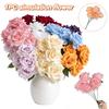 Silk Artificial Rose Flower 5 Heads Wedding Floral  for Wedding and Festival Decoration