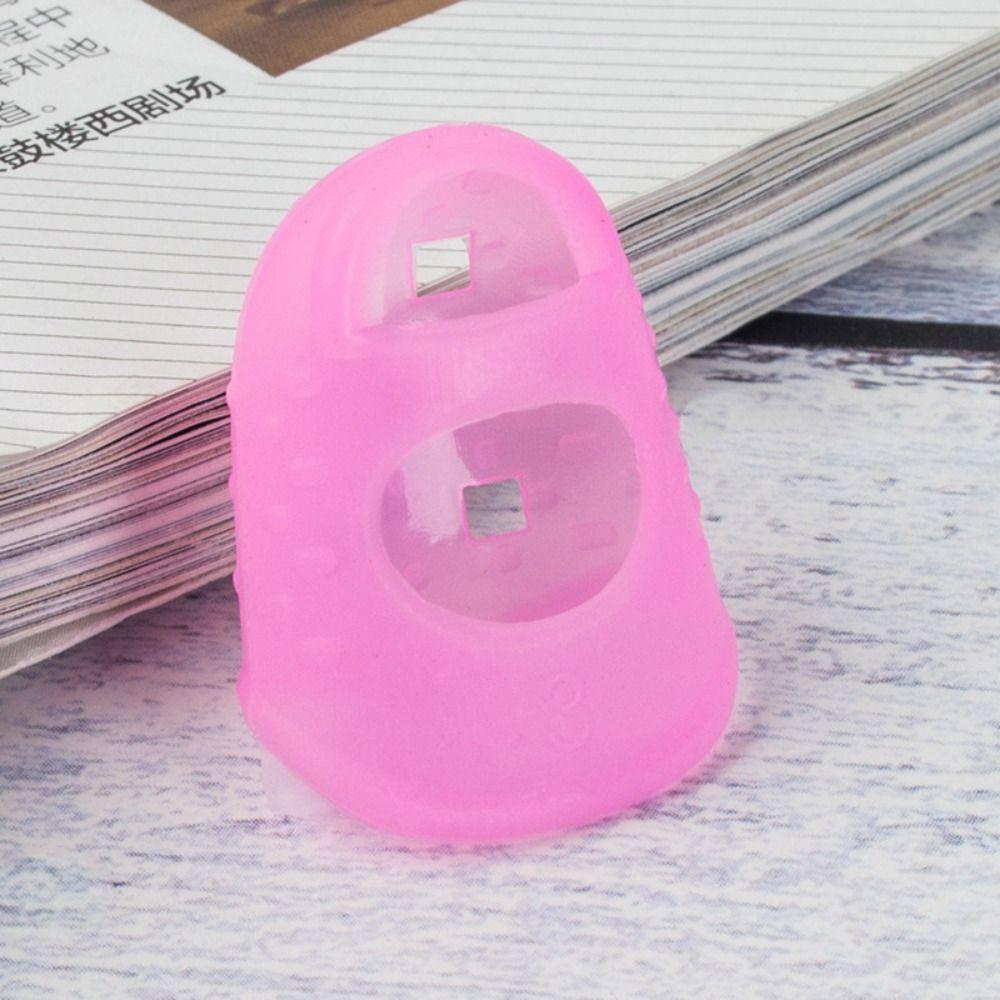 10pcs Solid Color Guitar Fingertip Protectors Breathable Guitar Finger Cover  Unisex