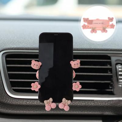 Автомобильный держатель для телефона на воздуховоде, декоративный держатель для телефона на воздуховоде, многоразовый держатель для мобильного телефона