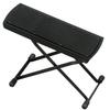 Kiktani Guitar Footrest Iron Weight 570g Height Adjustment 6 Tiers Black GF-3