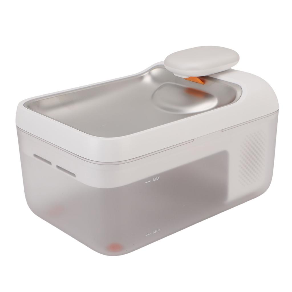 Фонтан для воды для кошек 4,5 л большой емкости, подключаемый, тихий, миска из нержавеющей стали, автоматическая поилка для домашних животных