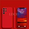 For Samsung Galaxy S25 Ultra Case Liquid Silicone Coque Cover Samsung S25 Ultra Cover TPU Protective Case S25 Plus Ultra Cover