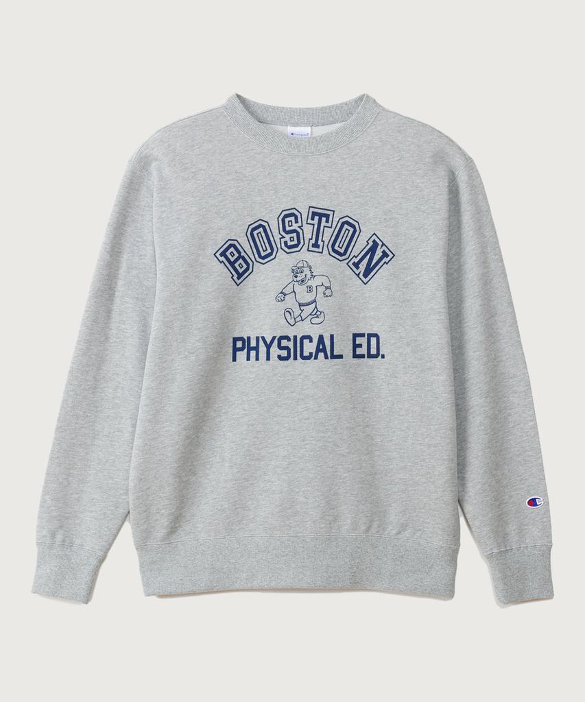 Champion Свитшот Boston Regular Fit с круглым вырезом Оксфордский серый