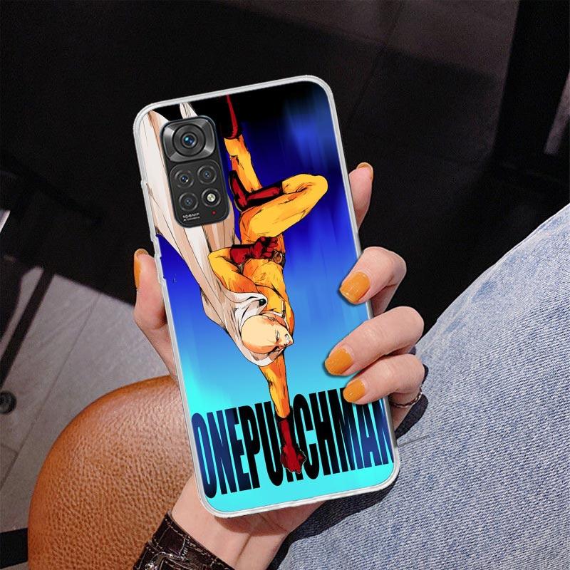 Чехол для телефона с аниме One-Punch Man для Xiaomi Redmi Note 15 14 13 12S 12 11 Pro Plus 14S 11S 11E 10 10S 11T 5G Персонализированный чехол Re