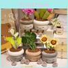 Cactus Potted Sunflower Calla Lily Plush Toy Living Room Tabletop Decoration