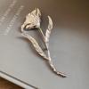Exquisite Tulip Brooch Suit Charm Deco Clothing Pin Accessories Luxury Flower Bud Brooch  Weddings