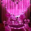 12 Meter (39Ft) LED Rice String Lights – Pink Fancy Decorative Fairy Lights for Indoor Outdoor Use, Wedding & Festival Ambience Pack of 6