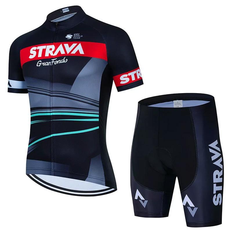 Mens Compression Cycling Jersey Short Sleeve Quick Dry Breathable Mountain Road Bike Riding Apparel