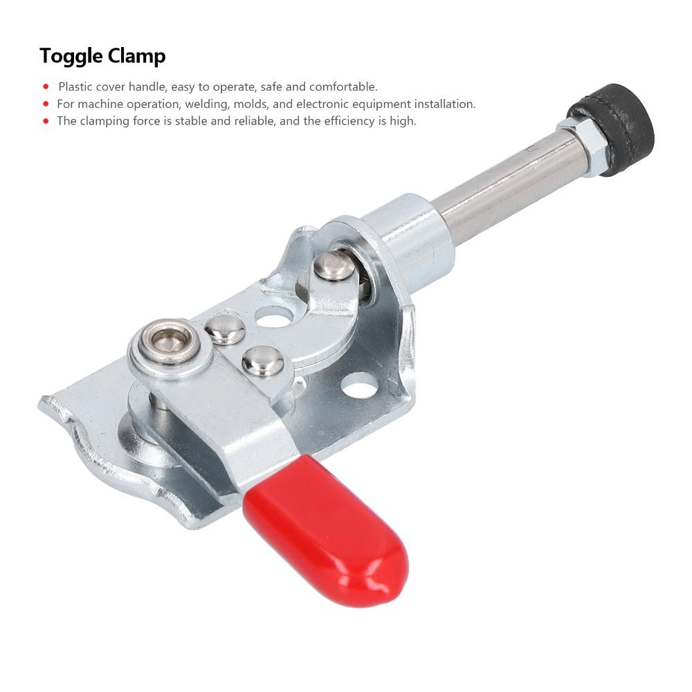 2pcs High Efficiency Push Pull Toggle Clamp Push Pull Lever Clamp  Electronic Equipment Installation