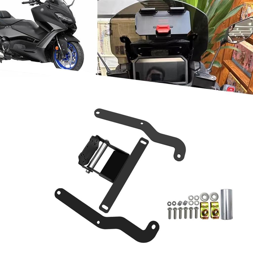 DOMOPAY Мотоциклетный GPS Смартфон Навигационный Кронштейн Адаптер для TMAX 530 TMAX, T-MAX 560, TMAX530, 650, (2023, 2024, 2025)