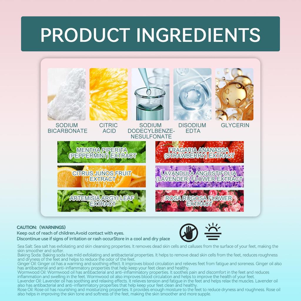 South Moon Ароматерапевтический шарик для ванночек для ног Против трещин и шелушения Очищение и увлажнение Уход за ногами и пятками