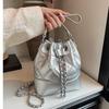 IELGY Ladies Messenger Bag Portable Bucket Bag