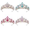 European Baroque Crown Alloy Rhinestone Jewelry Bridal Crown