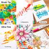 Shuttle Art Brush Pen Watercolor Brush 120 Color Set Marker Pen Watercolor Pen Twin Marker Brush Pen Ultra Fine Pen Waterproof Quick Drying