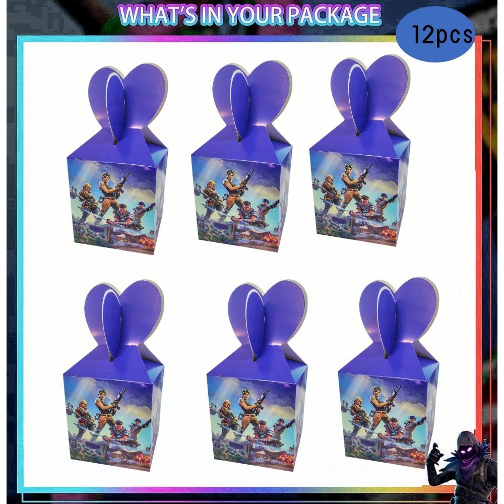 Игровой автомат Fortnition Декорации для дня рождения Набор посуды на 10 человек Задний фон Воздушный шар с альпакой Для детского праздника