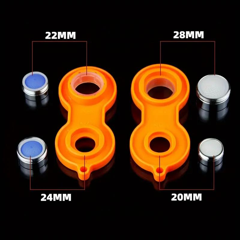 Универсальный ключ для аэратора крана, пластиковый неэлектрический инструмент для снятия барботера крана, европейская и американская резьба