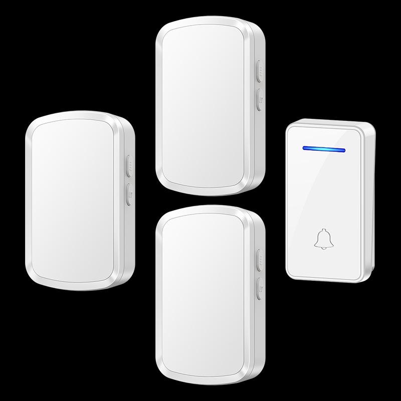 Wireless Self-Powered Smart Doorbell with Call Button - No Battery Needed
