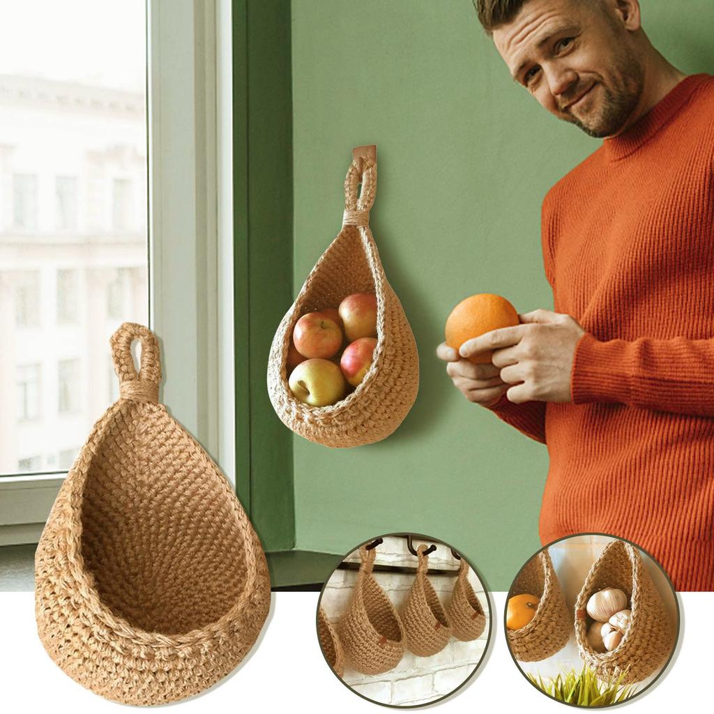 Hanging Wall Vegetable Fruit Baskets Hanging Wall Baskets With Beautiful Loops Is Perfect Rustic