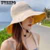 Женская летняя шляпа от солнца, шляпа от солнца, устойчивая к ультрафиолетовому излучению, универсальные поля, двухсторонние