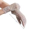 Full Finger Short Lace Gloves Floral Costume Accessories Elegant Wedding Gloves  Women