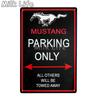 Mustang GT 500 Parking Only Blechschild für Zuhause, Zimmer, Schlafzimmer, Restaurant, Garage, Kneipe, Club, Bar, Wandkunst