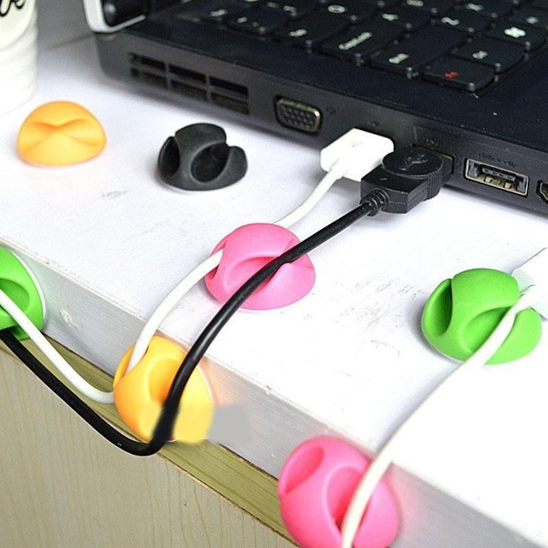10 шт./компл. зажимы для кабеля, органайзер для стола, провод, шнур, USB-зарядное устройство, держатель, инструменты