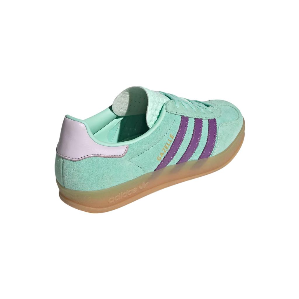 Adidas Gazelle Indoor Clear Mint Active Purple Women Sneakers Green JQ0192