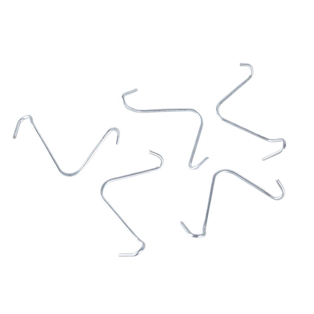 200 шт. оцинкованных зажимов для проволоки для забора, быстрая установка креплений для столбов, простое решение для надежного крепления столбов для ограждения