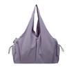 Versatile Large Capacity Shoulder Bag Lightweight Top Handle Bag Wrinkled Fabric Texture Bag  Women
