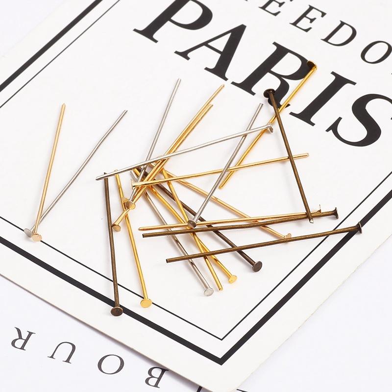 Jewelry Supplies For Jewelry Making Findings Handmade Flat Head Pins 16-50mm Popular DIY Jewelry Accessories Headpin Unique