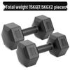 Zebian Hexagonal Dumbbells