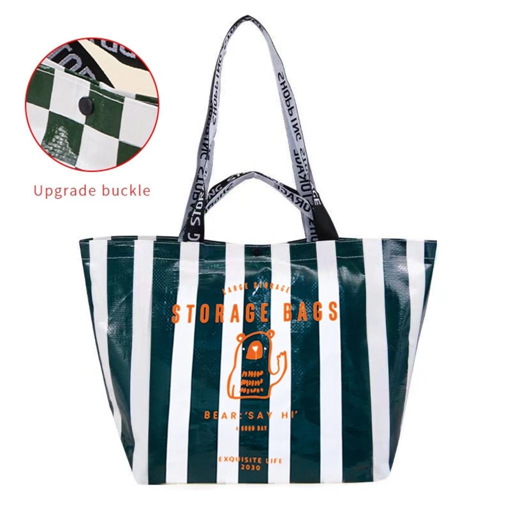 1 шт., водонепроницаемая складная сумка-тоут большой емкости из полипропилена, портативная сумка на одно плечо или с верхней ручкой, женская сумка на плечо