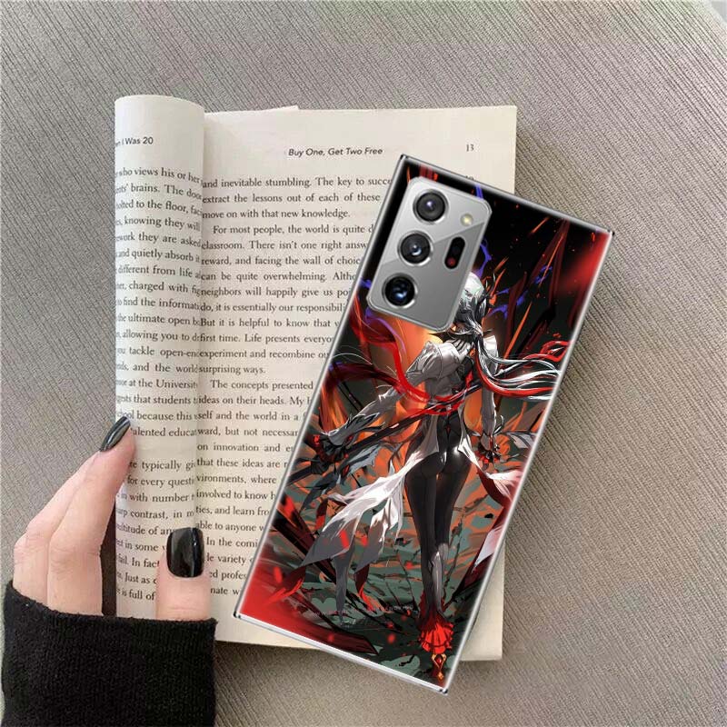 Чехол для телефона Arlecchino Genshin Impact для Samsung A15 A25 A35 A55 A13 A23 A33 A53 Galaxy A05S A51 A71 A41 A70 A50 A40 A21 A31 A03