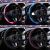 Fiber Car Interior Automobile Decoration Handlebar Cover Multiple Colour Car Steering Wheel Cover
