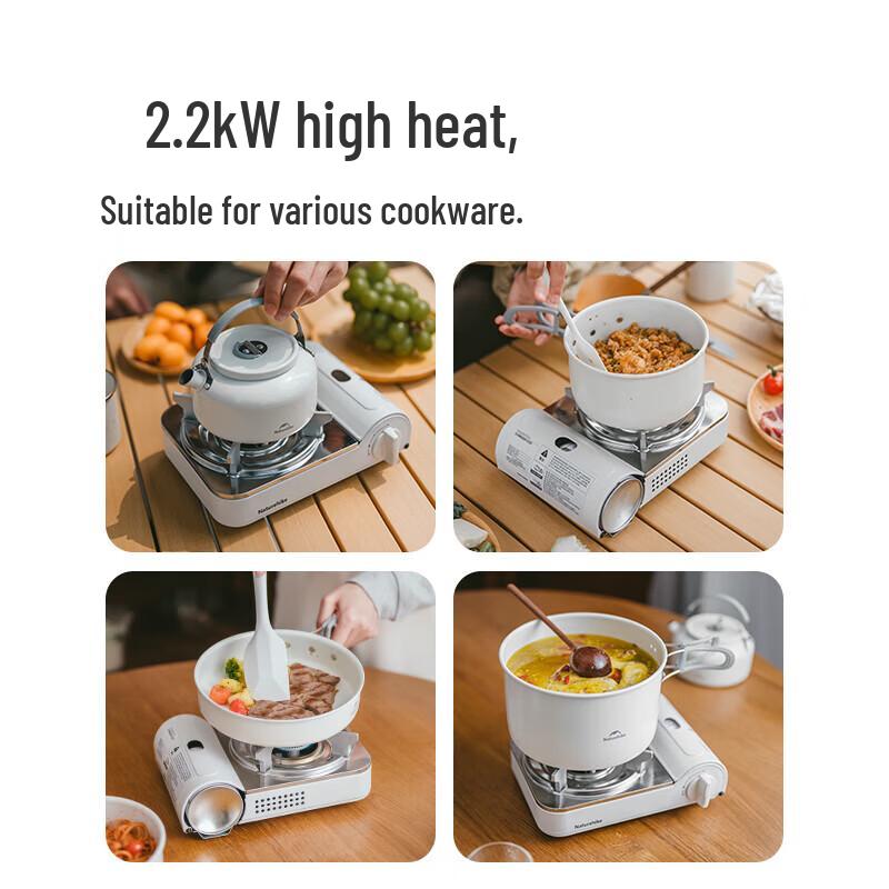 Мини-газовый баллонный плитка Naturehike White Boat
