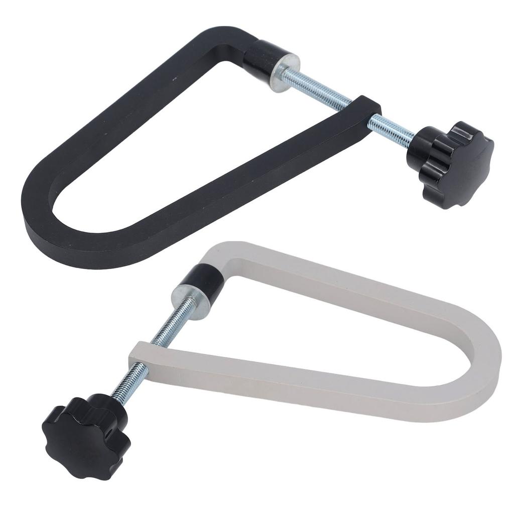 Acoustic Guitar Bridge Clamp Cast Steel Deep Throat U Clamp Folk Guitar Repair Tool