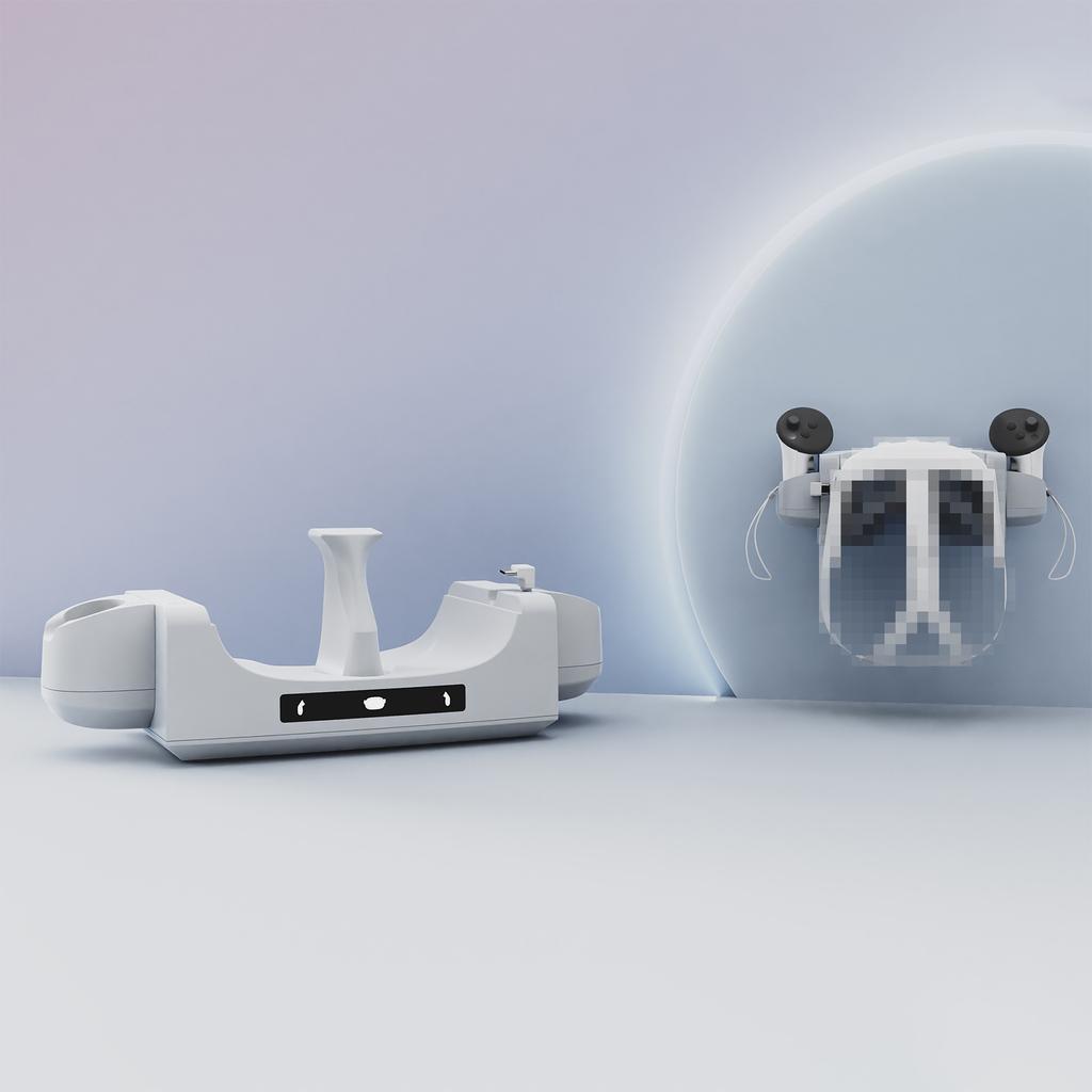Док-станция для зарядки гарнитуры VR. Подставка для зарядки, совместимая с Quest 3.