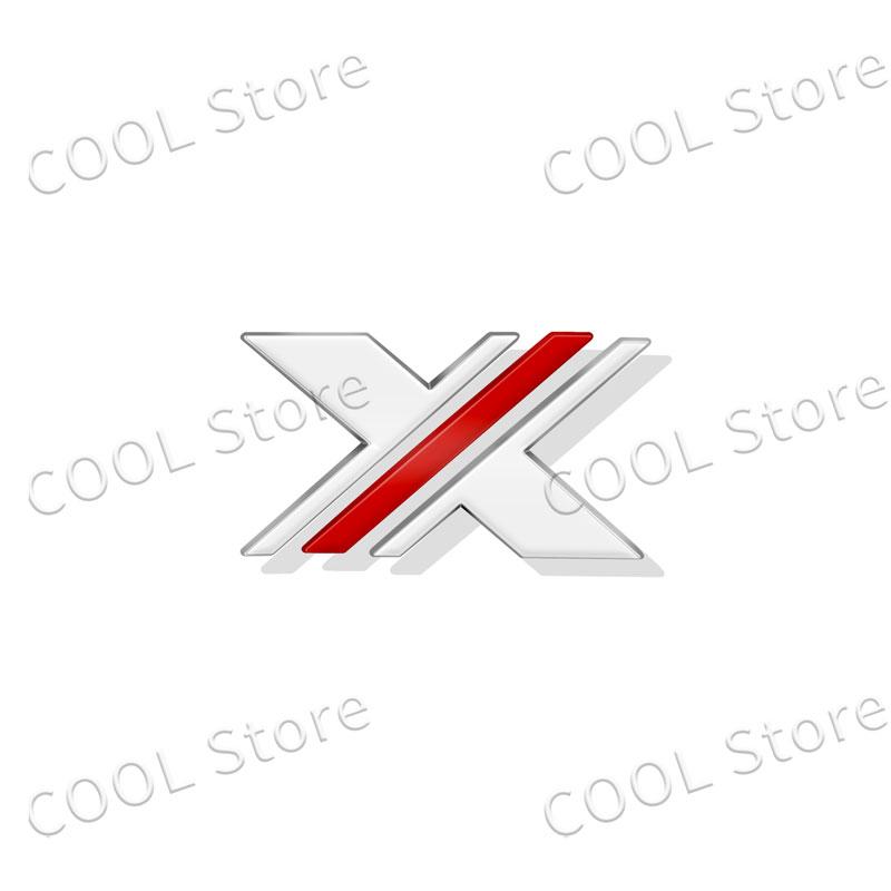3D Chrome Metal X XPOWER Logo Car Rear Trunk Emblem Badge Nameplate Sticker For MG ZS HS GS 3 5 6 7 TF RX5 GT Accessories WW35