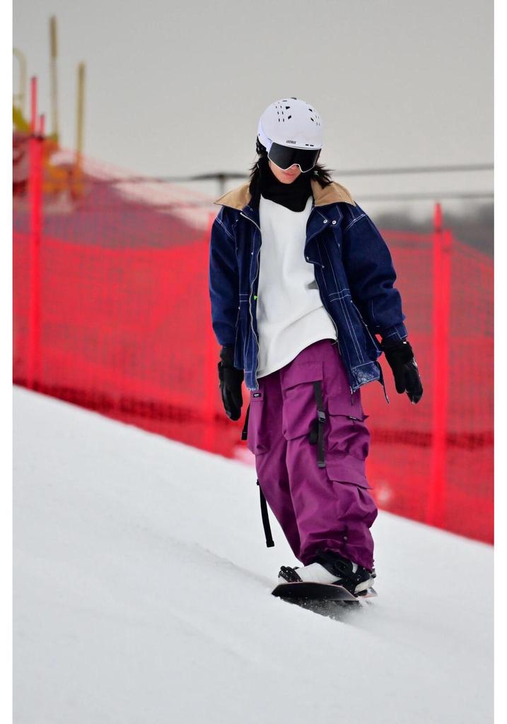 Winter Harbin Ski Pants: Unisex, Windproof, Waterproof, with Large Pockets - Ideal for Skiing, Casual Wear, and Workwear