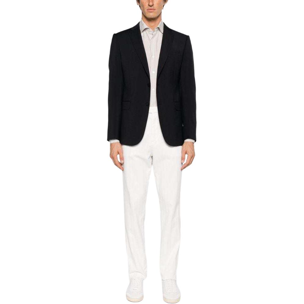 EMPORIO ARMANI SS24 Business Suit Coat Men's Marine Blue E31GME-01504-922