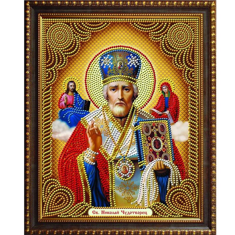 5D Алмазная картина Дева Мария Религиозная Алмазная вышивка крестом Вышивка Домашний декор Картина