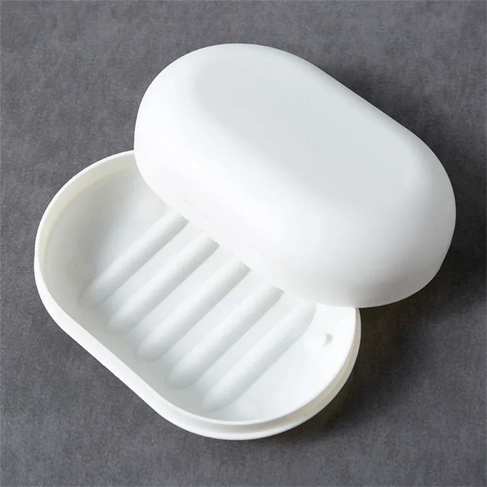 Soap Container Travel Supplies Fashionable Portable Handmade Soap Holder Household Draining Water Home Bathroom Accessories Baño