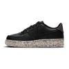 Nike Набор из переработанной шерсти Air Force 1 GS — черные детские кроссовки металлик-серебристый DB2813-001