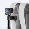 Вращающийся на 360 градусов держатель для селфи-палки Клипса-крепление для рюкзаков для крепления к различным ремням Размер