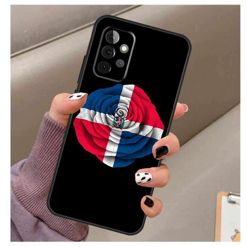 Чехол Флаг Доминиканской Республики для Samsung Galaxy A34 A54 A14 A06 A16 A26 A36 A56 A12 A32 A52 A13 A33 A53 A15 A35 A55