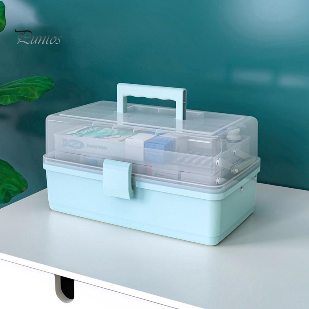 Домашняя косметика, аптечка для хранения лекарств, пластиковый портативный ящик для хранения лекарств