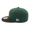 Кепка New Era 59FIFTY MLB San Francisco Giants SF Темно-зеленая с боковым андервизором Эксклюзивно для и Боковая Прямой Плоский Идеально для Весны и Регулируемая