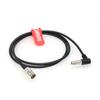 DRRI High Density BNC Female To Right Angle Coaxial Cable for DekTec Devices Blackmagic Video Assist 12G Micro-BNC 5"