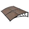 Awnings for Door Entrance, 38 x 78 in, Exterior Front Door Window Awnings with Drainage & Metal Bracket, Rain Snow Sun Protection, Overhang