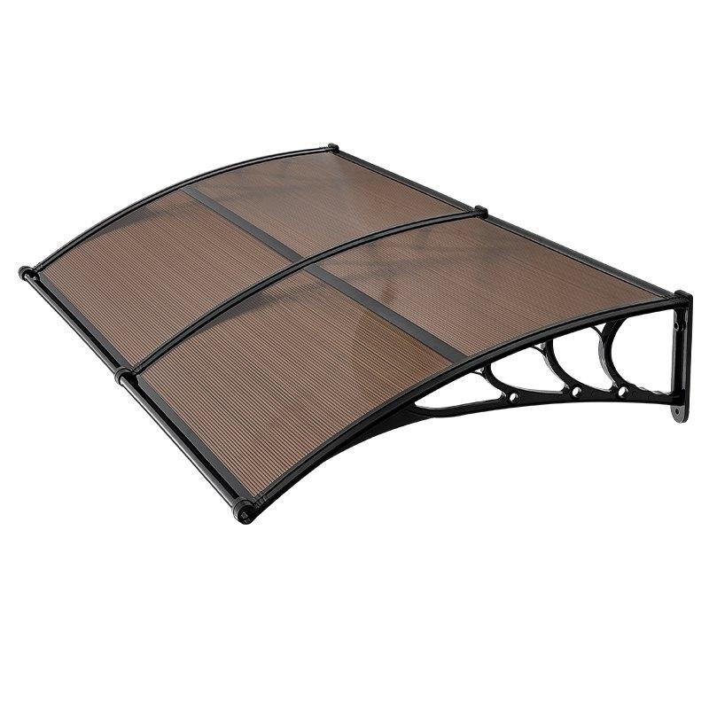 Awnings for Door Entrance, 38 x 78 in, Exterior Front Door Window Awnings with Drainage & Metal Bracket, Rain Snow Sun Protection, Overhang